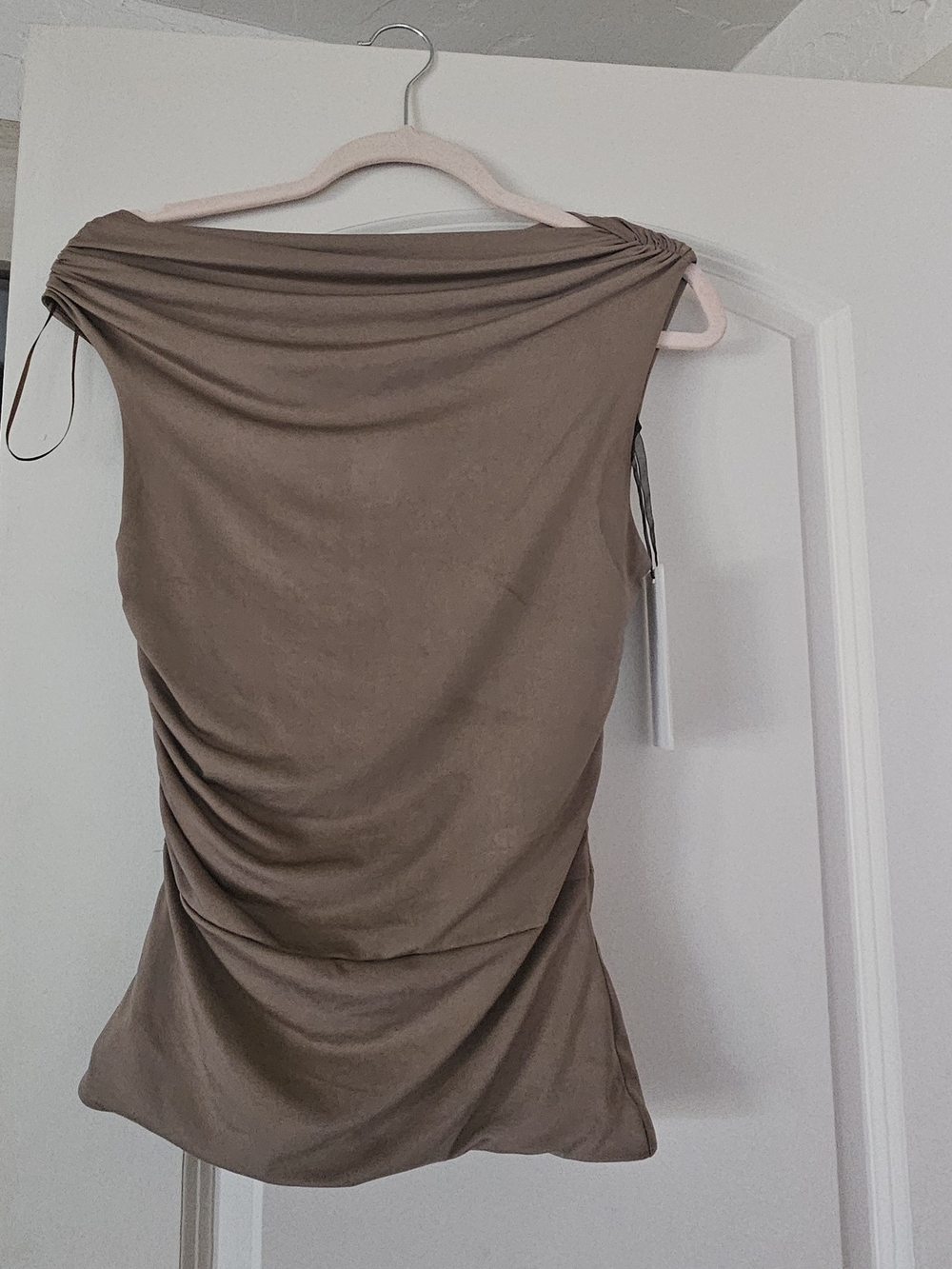 Milk + Honey Sleeveless Off The Shoulder Blouse